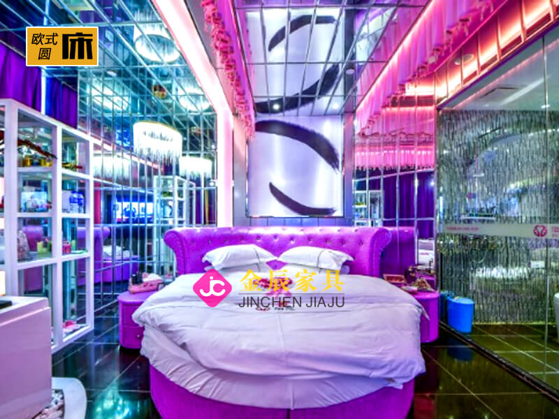 简约欧式圆床